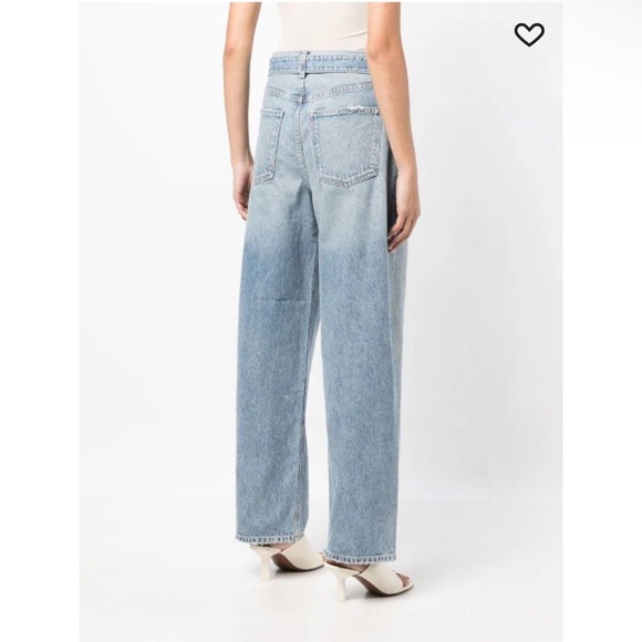 AGOLDE High Wasted Wide Leg Jeans - Picture 2 of 4